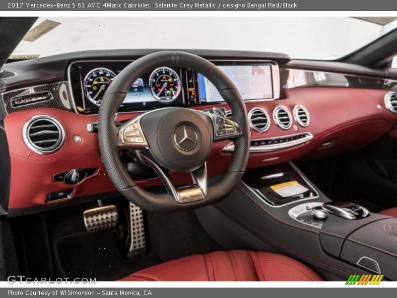 Dashboard of 2017 S 63 AMG 4Matic Cabriolet