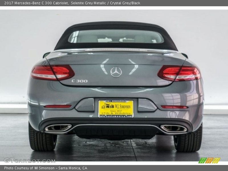Selenite Grey Metallic / Crystal Grey/Black 2017 Mercedes-Benz C 300 Cabriolet