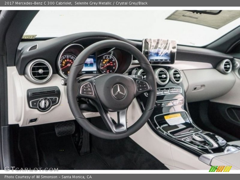 Selenite Grey Metallic / Crystal Grey/Black 2017 Mercedes-Benz C 300 Cabriolet