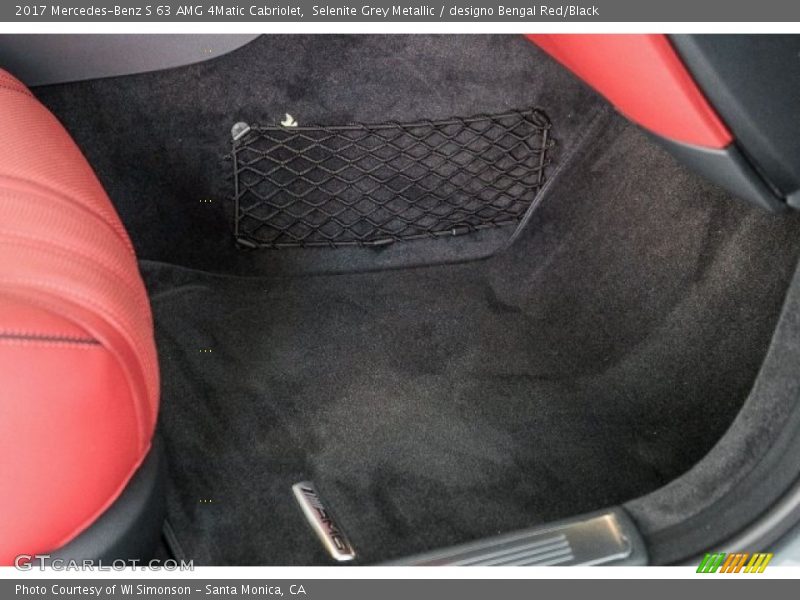 Selenite Grey Metallic / designo Bengal Red/Black 2017 Mercedes-Benz S 63 AMG 4Matic Cabriolet