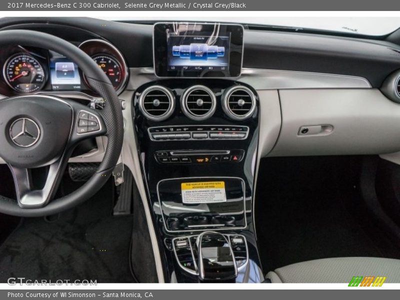Selenite Grey Metallic / Crystal Grey/Black 2017 Mercedes-Benz C 300 Cabriolet