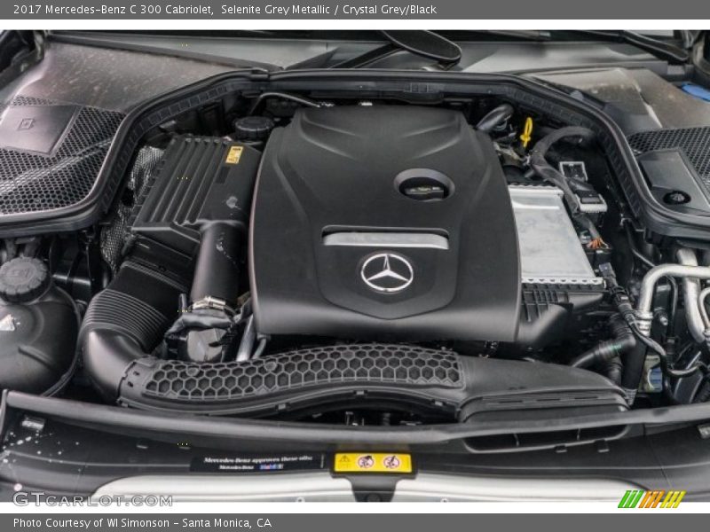 Selenite Grey Metallic / Crystal Grey/Black 2017 Mercedes-Benz C 300 Cabriolet