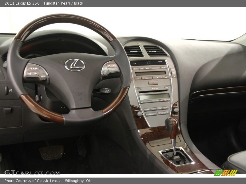 Tungsten Pearl / Black 2011 Lexus ES 350