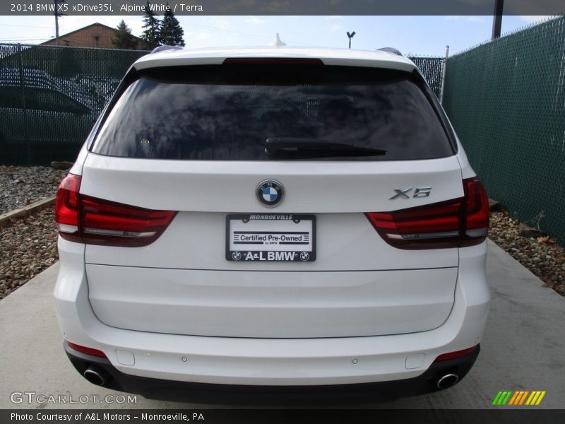 Alpine White / Terra 2014 BMW X5 xDrive35i