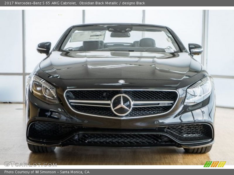 Obsidian Black Metallic / designo Black 2017 Mercedes-Benz S 65 AMG Cabriolet