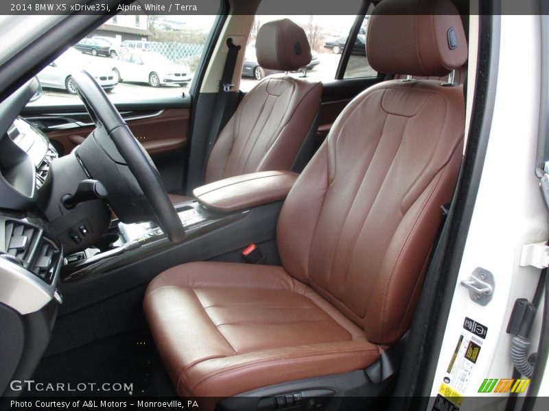 Alpine White / Terra 2014 BMW X5 xDrive35i