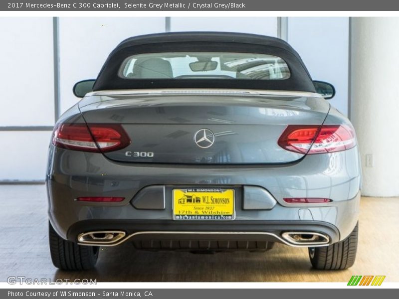 Selenite Grey Metallic / Crystal Grey/Black 2017 Mercedes-Benz C 300 Cabriolet