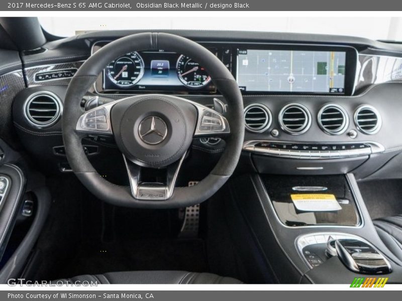 Dashboard of 2017 S 65 AMG Cabriolet