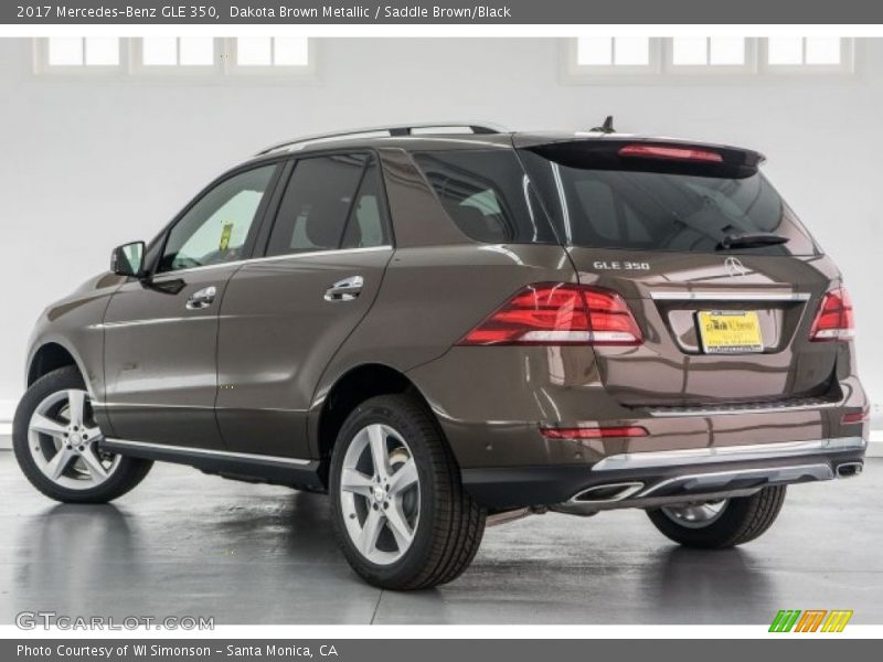 Dakota Brown Metallic / Saddle Brown/Black 2017 Mercedes-Benz GLE 350