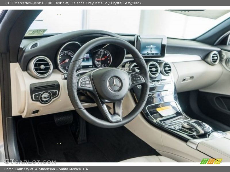 Selenite Grey Metallic / Crystal Grey/Black 2017 Mercedes-Benz C 300 Cabriolet