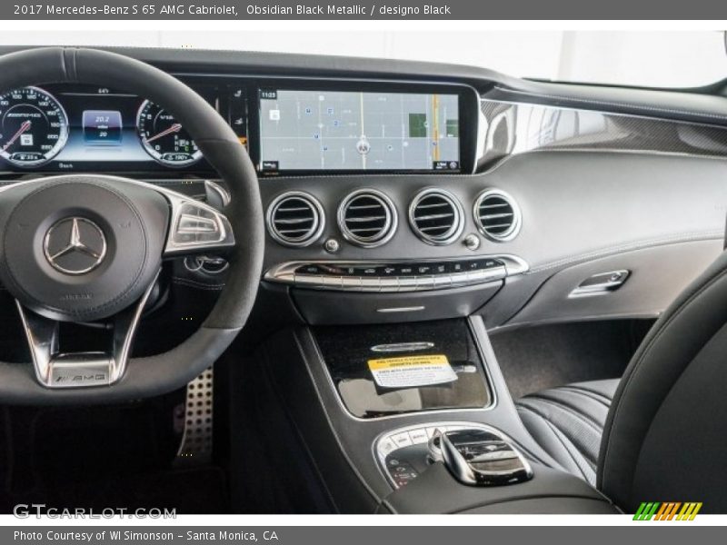 Dashboard of 2017 S 65 AMG Cabriolet