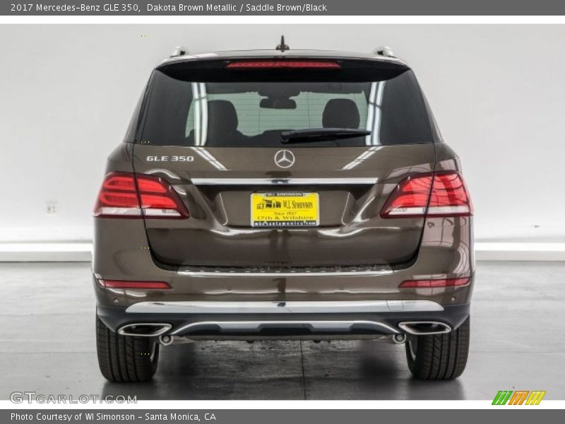 Dakota Brown Metallic / Saddle Brown/Black 2017 Mercedes-Benz GLE 350