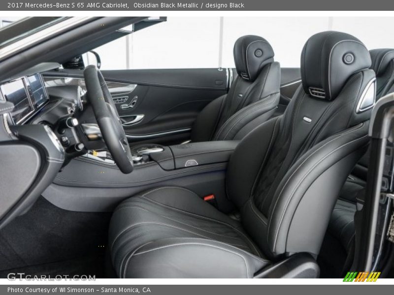 Front Seat of 2017 S 65 AMG Cabriolet