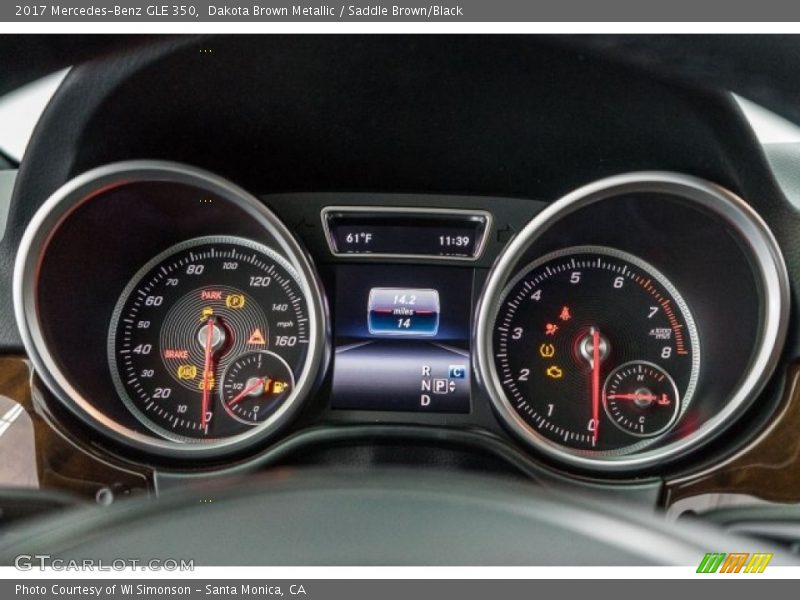 Dakota Brown Metallic / Saddle Brown/Black 2017 Mercedes-Benz GLE 350