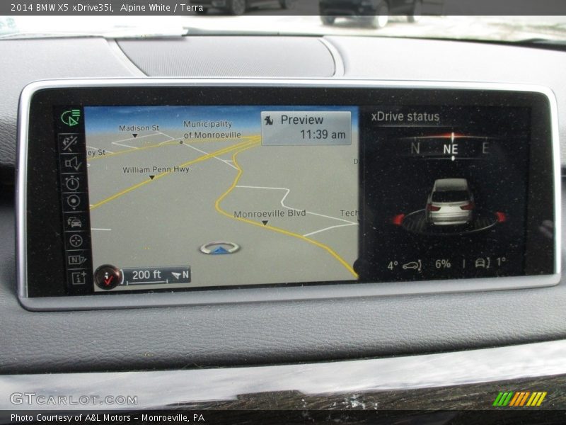 Alpine White / Terra 2014 BMW X5 xDrive35i