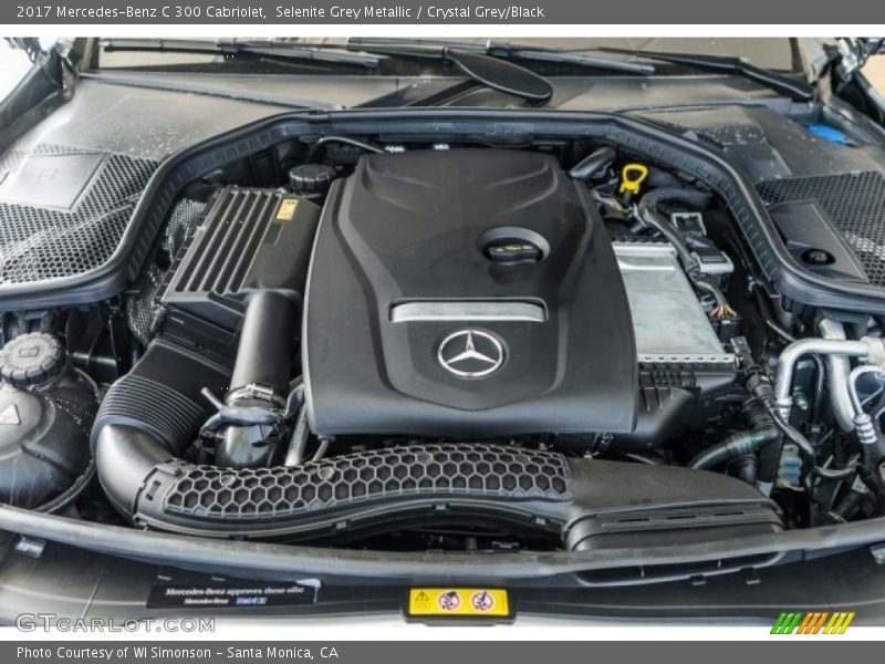  2017 C 300 Cabriolet Engine - 2.0 Liter DI Turbocharged DOHC 16-Valve VVT 4 Cylinder