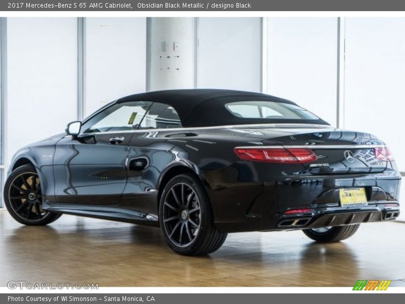 Obsidian Black Metallic / designo Black 2017 Mercedes-Benz S 65 AMG Cabriolet