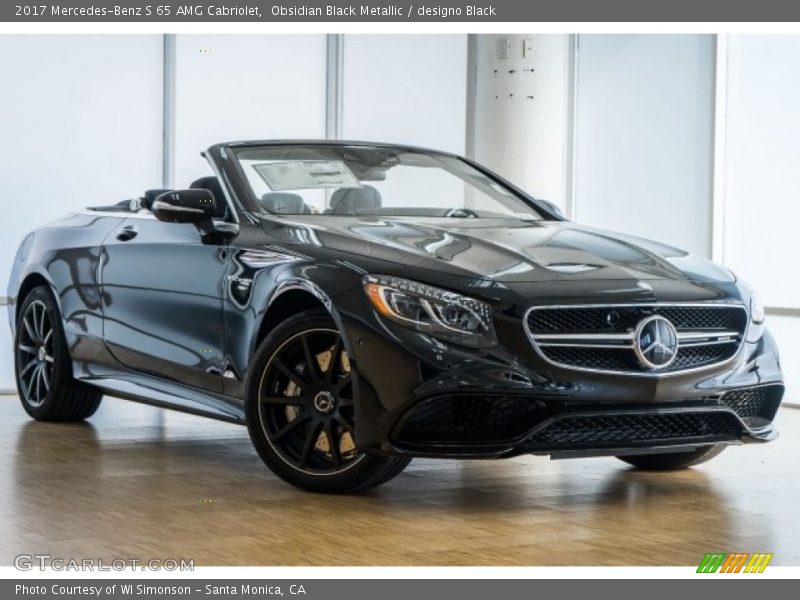 Front 3/4 View of 2017 S 65 AMG Cabriolet