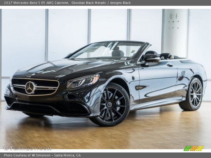  2017 S 65 AMG Cabriolet Obsidian Black Metallic