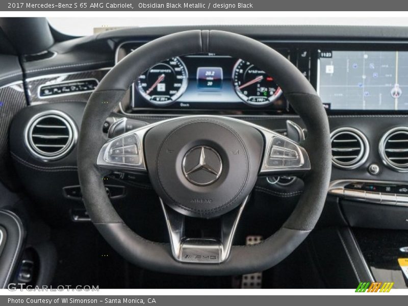  2017 S 65 AMG Cabriolet Steering Wheel