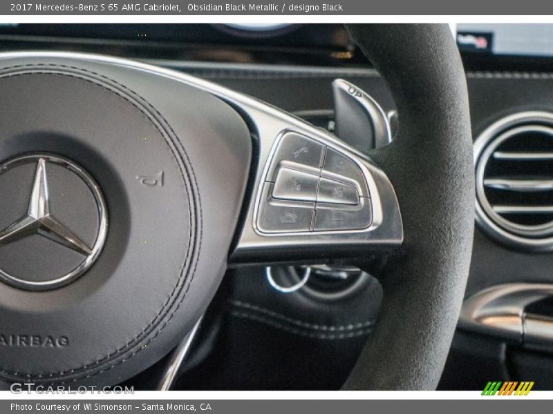 Controls of 2017 S 65 AMG Cabriolet