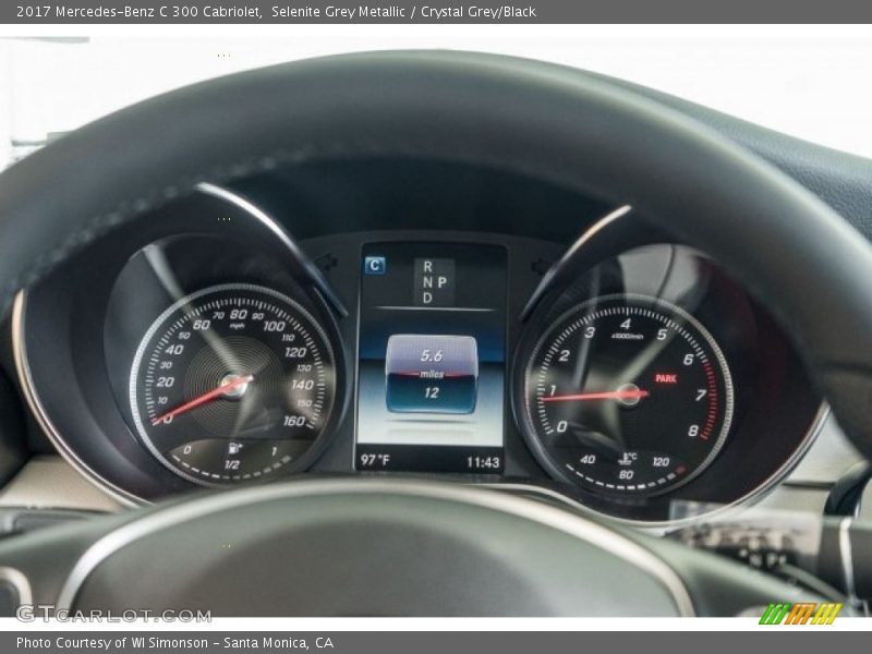  2017 C 300 Cabriolet 300 Cabriolet Gauges