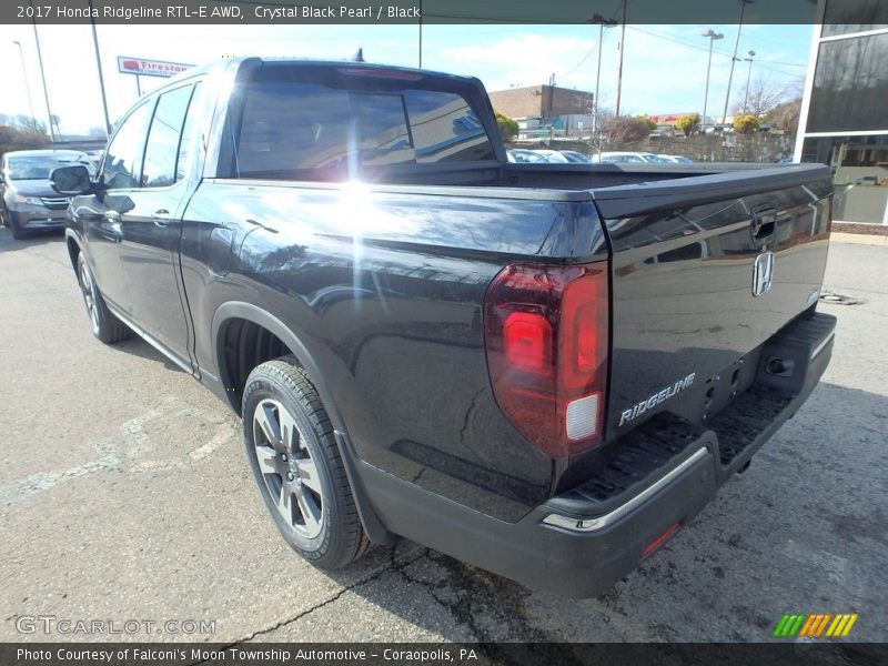 Crystal Black Pearl / Black 2017 Honda Ridgeline RTL-E AWD
