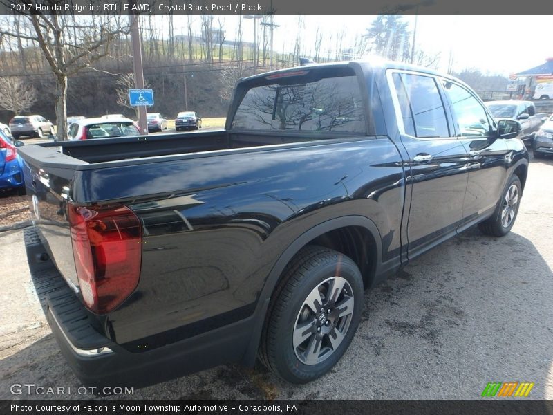 Crystal Black Pearl / Black 2017 Honda Ridgeline RTL-E AWD