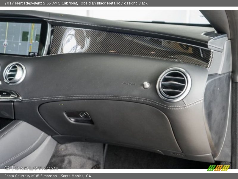 Dashboard of 2017 S 65 AMG Cabriolet