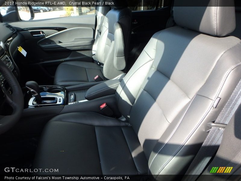 Front Seat of 2017 Ridgeline RTL-E AWD
