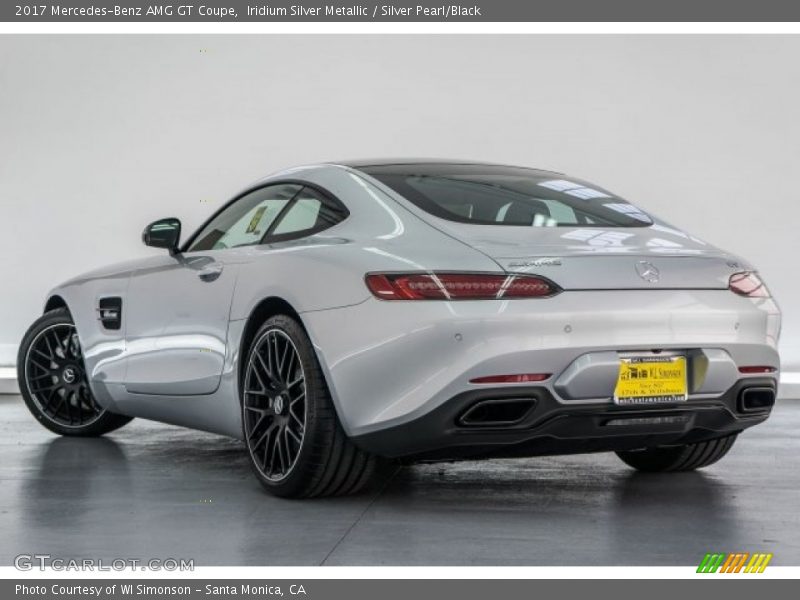 Iridium Silver Metallic / Silver Pearl/Black 2017 Mercedes-Benz AMG GT Coupe