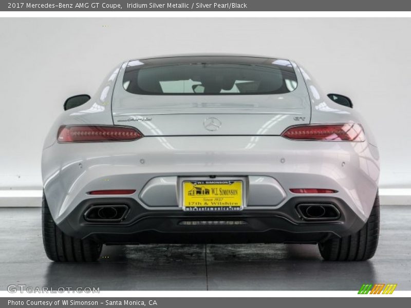 Iridium Silver Metallic / Silver Pearl/Black 2017 Mercedes-Benz AMG GT Coupe