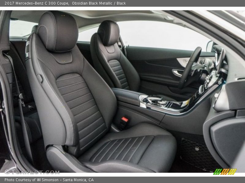 Obsidian Black Metallic / Black 2017 Mercedes-Benz C 300 Coupe