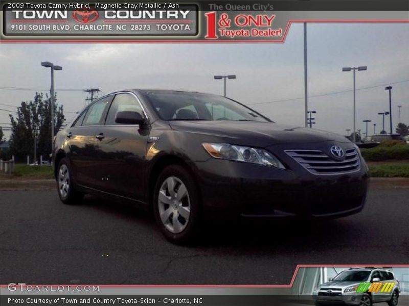 Magnetic Gray Metallic / Ash 2009 Toyota Camry Hybrid