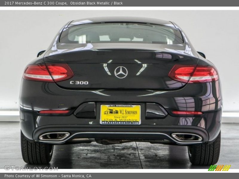 Obsidian Black Metallic / Black 2017 Mercedes-Benz C 300 Coupe