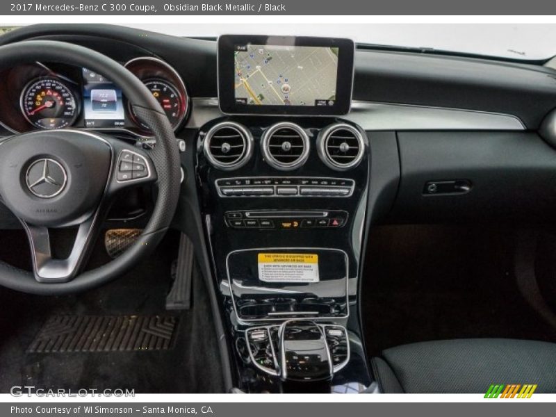 Obsidian Black Metallic / Black 2017 Mercedes-Benz C 300 Coupe