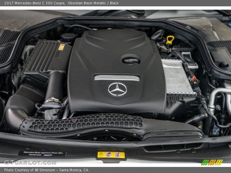 Obsidian Black Metallic / Black 2017 Mercedes-Benz C 300 Coupe