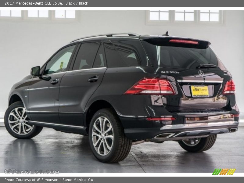 Black / Black 2017 Mercedes-Benz GLE 550e