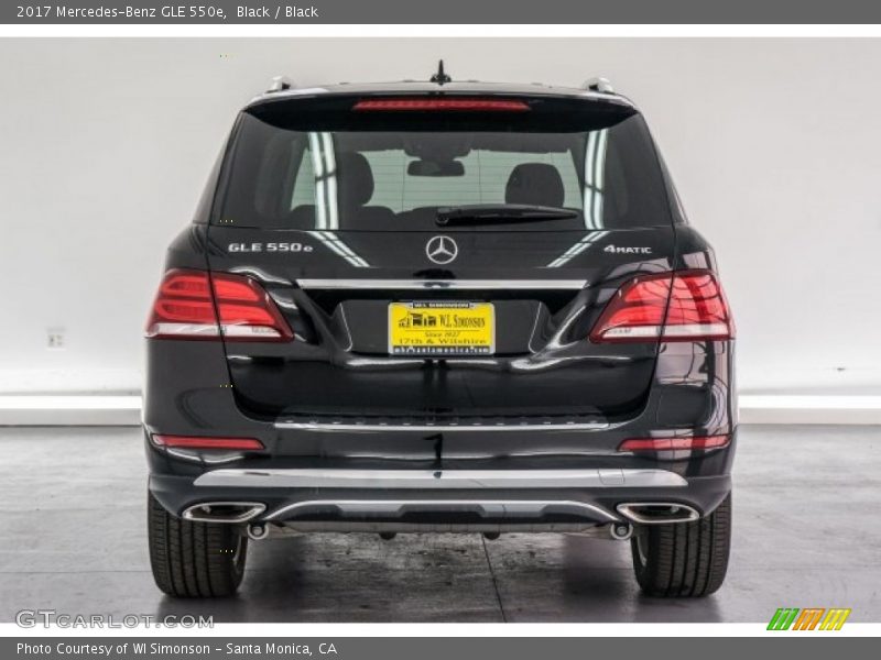 Black / Black 2017 Mercedes-Benz GLE 550e