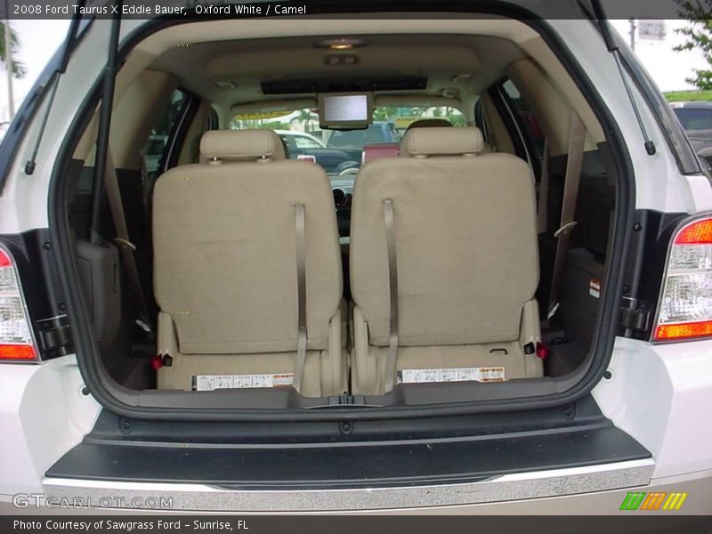 Oxford White / Camel 2008 Ford Taurus X Eddie Bauer