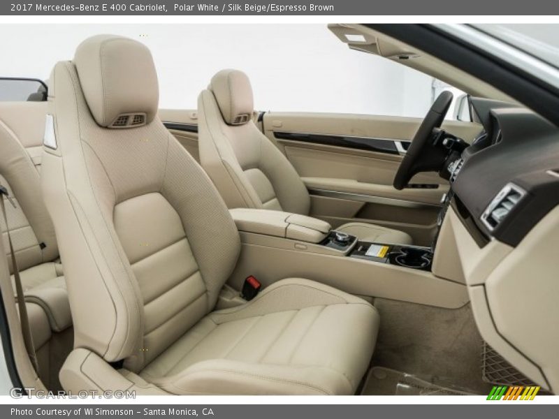  2017 E 400 Cabriolet Silk Beige/Espresso Brown Interior