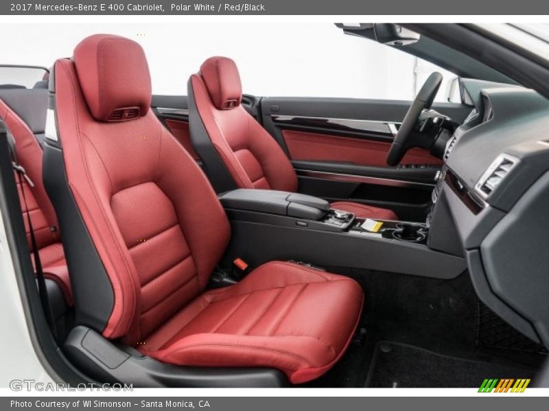  2017 E 400 Cabriolet Red/Black Interior