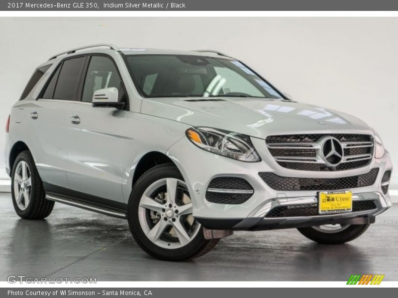 Iridium Silver Metallic / Black 2017 Mercedes-Benz GLE 350