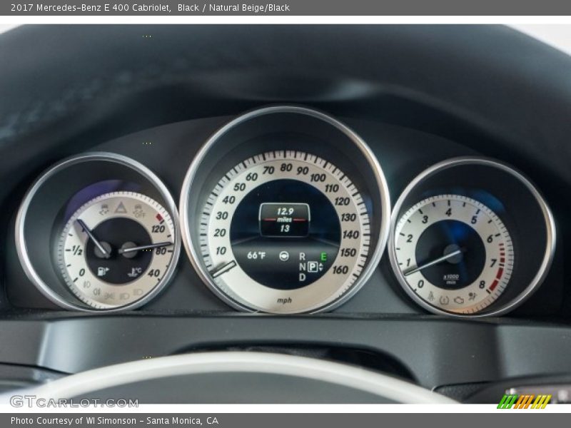  2017 E 400 Cabriolet 400 Cabriolet Gauges