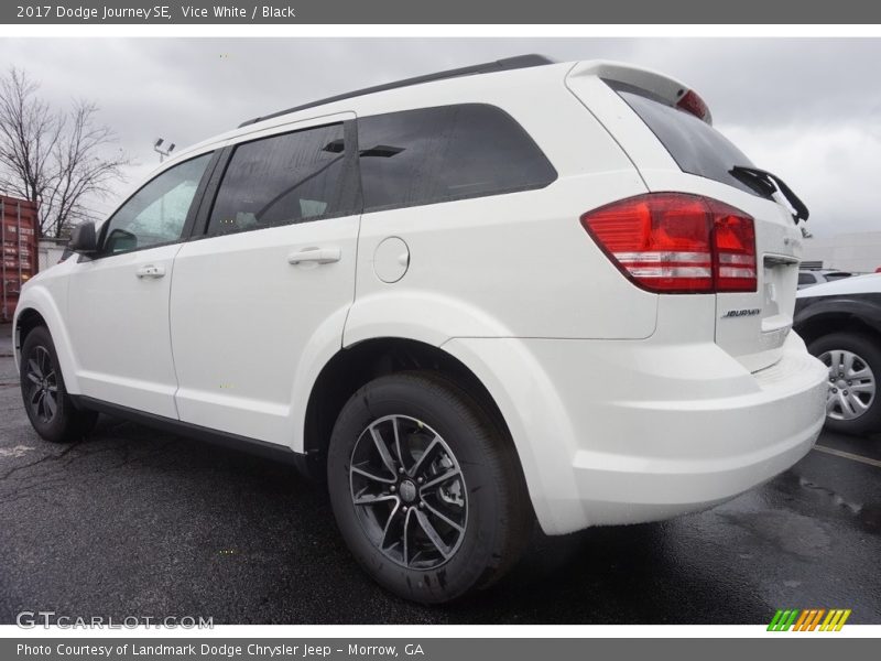 Vice White / Black 2017 Dodge Journey SE