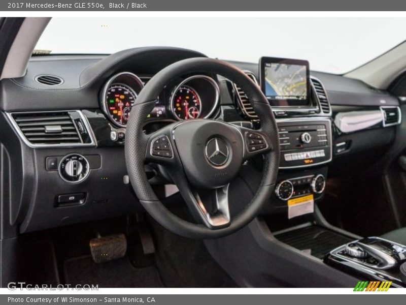 Black / Black 2017 Mercedes-Benz GLE 550e