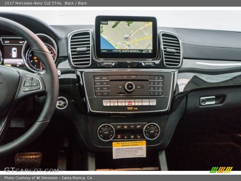 Black / Black 2017 Mercedes-Benz GLE 550e