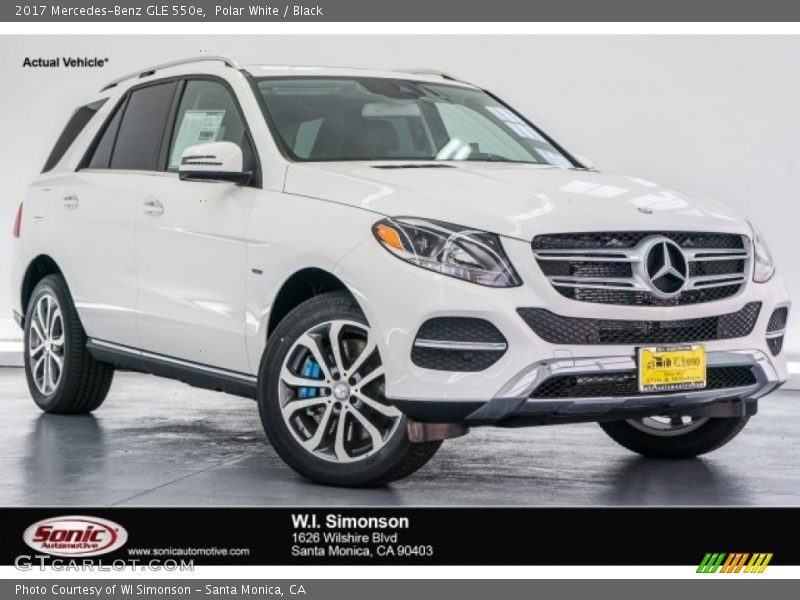 Polar White / Black 2017 Mercedes-Benz GLE 550e