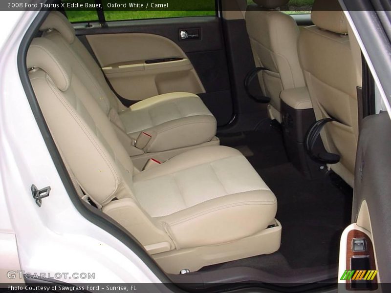 Oxford White / Camel 2008 Ford Taurus X Eddie Bauer