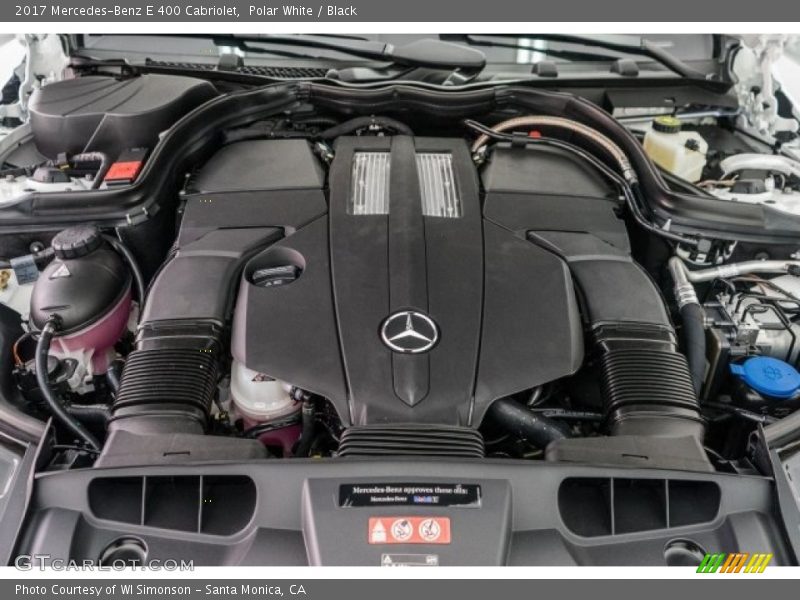 Polar White / Black 2017 Mercedes-Benz E 400 Cabriolet